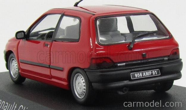 Norev 1/43 – Renault Clio 1990 Gris Métal, 3 Portes, Réf 7711780928