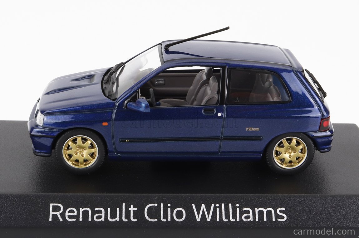 NOREV 517521 Scale 1/43 | RENAULT CLIO WILLIAMS 1996 BLUE MET