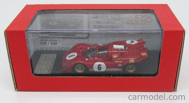 MG-MODEL 512S-08 Scale 1/43 | FERRARI 512S SPIDER N 6 TARGA FLORIO 1970 ...