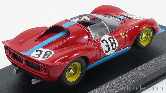冬秋新作アートモデル　ART MODEL フェラーリディノ206S タルガフローリオ　1966 1/43 レーシングカー