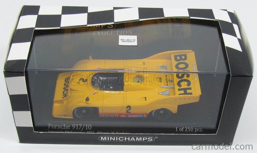 PORSCHE - 917/10 TEAM BOSCH N 2 WINNER EIFELRENNEN NURBURGRING INTERSERIE  1973 W.KAUHSEN