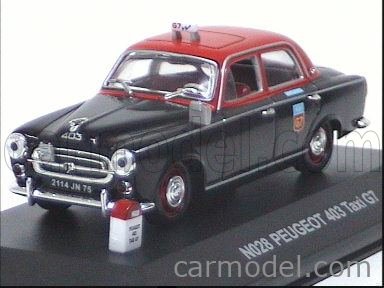 Nostalgie 1/43 – Peugeot 403 Taxi G7, Miniature Collection état Neuf Sous Boîte