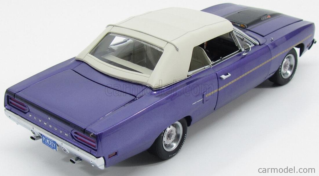 GMP 18810 Scale 1/18 | PLYMOUTH 440-6 ROAD RUNNER CABRIOLET 1970