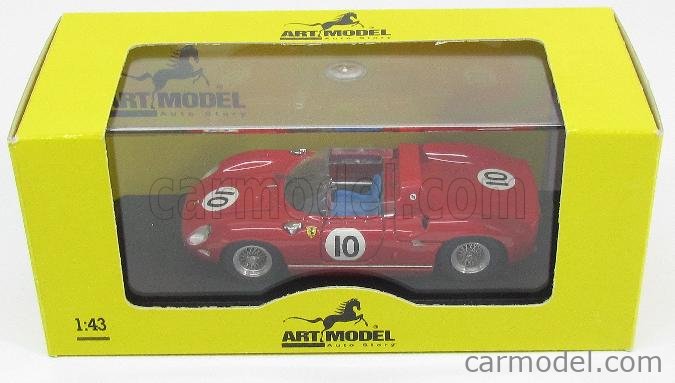 ART-MODEL ART122 Scale 1/43 | FERRARI 250P N 10 REIMS 1963 M.PARKES RED