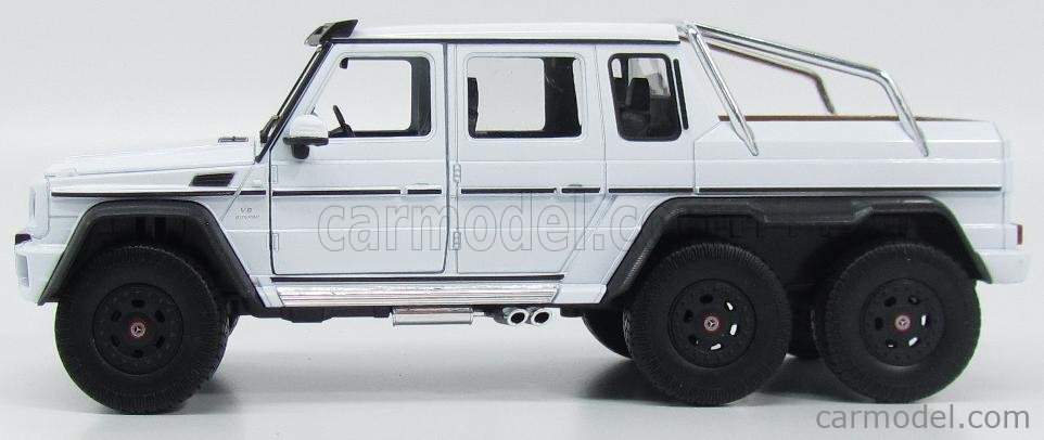 Welly Wewh Scale 1 24 Mercedes Benz G Class G63 V8 Amg 6x6 W463 13 White