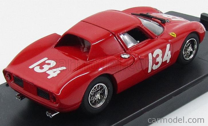 BEST-MODEL 9009 Scale 1/43 | FERRARI 250LM N 134 NURBURGRING 1964 RED