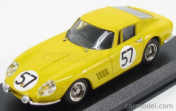 Model box 1:43 - Model raceauto - Ferrari 275 GTB 4 "Le Mans 67" #28