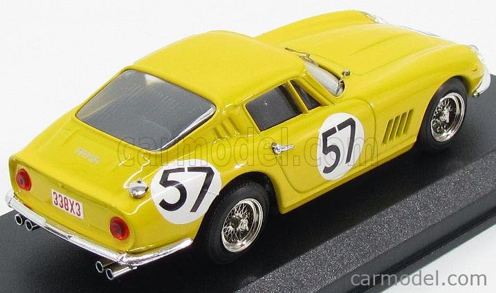 BBR-MODELS BBR1827V Scale 1/18 | FERRARI 275 GTB4 ECURIE FRANCORCHAMPS N 57 24h LE MANS 1966