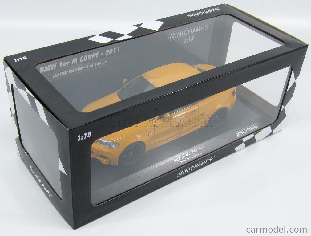 MINICHAMPS 110020026 Scale 1/18 | BMW 1-SERIES M1 COUPE 2011
