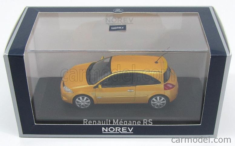 Renault Megane RS 2004 Yellow Sirius 1/43 NOREV 517635 