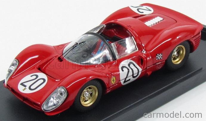 BANG 7139 Scale 1/43 | FERRARI 330 P4S N 20 24h LE MANS 1967 RED