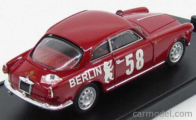 BANG 7206 Scale 1/43 | ALFA ROMEO GIULIETTA 1a SERIE N 58 RALLY
