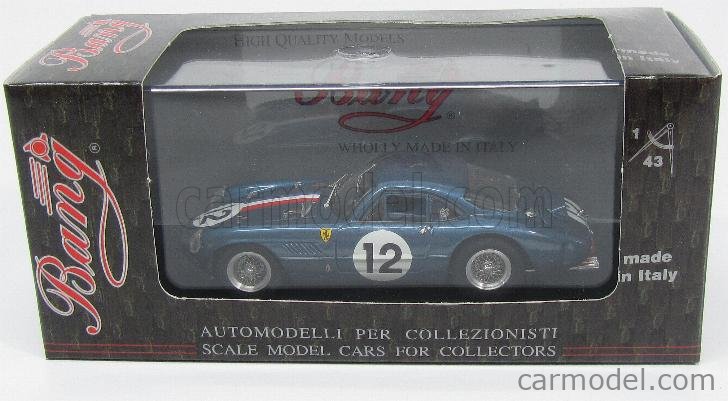 BANG 7196 Scale 1/43 | FERRARI 250GT SPERIMENTALE N 12 24h LE MANS 1961 ...