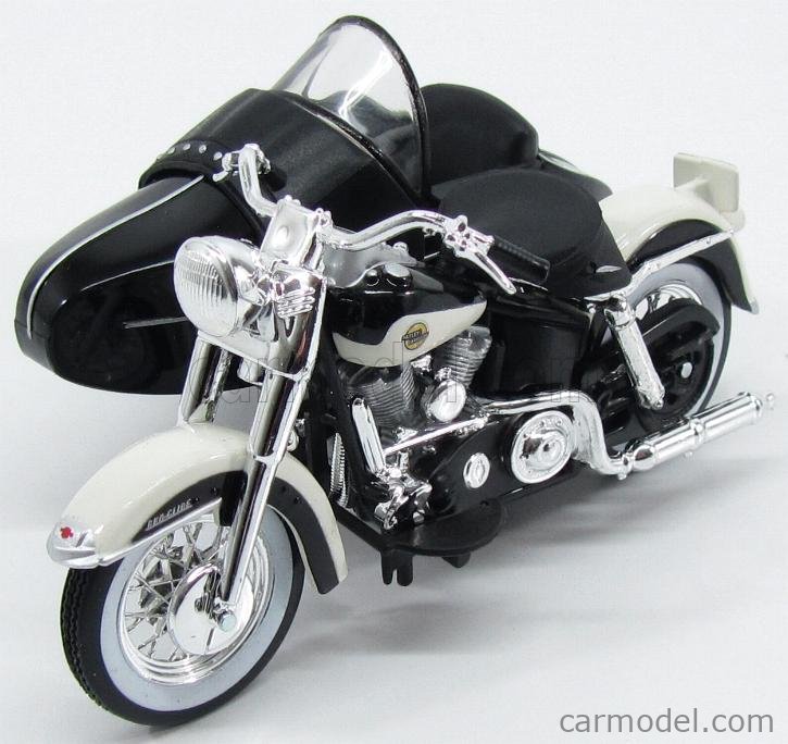 New Maisto 1:18 Harley-Davidson 1958 FLH Duo Glide Motorcycle Diecast Model Toys 
