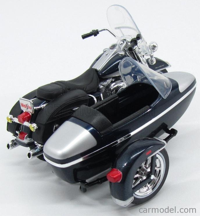 Maisto 1:18 Harley Davidson 2001 FLHRC ROAD KING SIDECAR Motorcycle Model IN BOX 