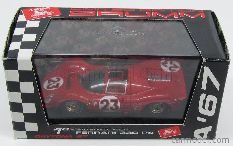 BRUMM-S S026 Scale 1/43 | FERRARI 330P4 SPIDER N 23 WINNER 24h DAYTONA ...