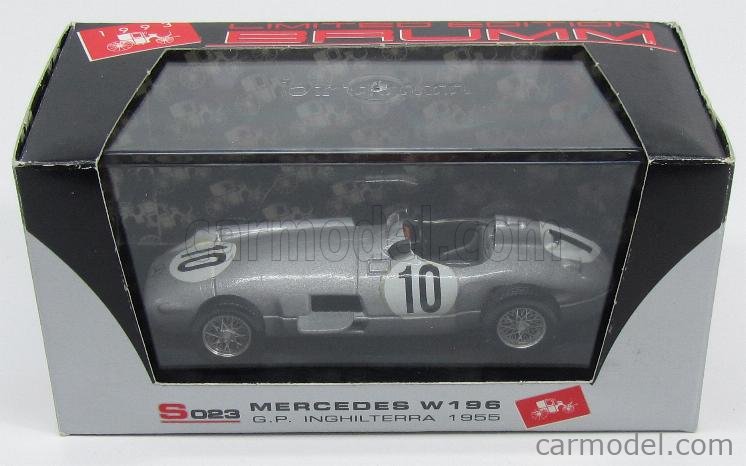Miniature Brumm Mercedes GP Monza 1955 – Échelle 1/43 – État Très Bon