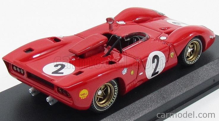 BEST-MODEL 9221/A Scale 1/43 | FERRARI 312 P SPY N 2 MONZA 1969 ...