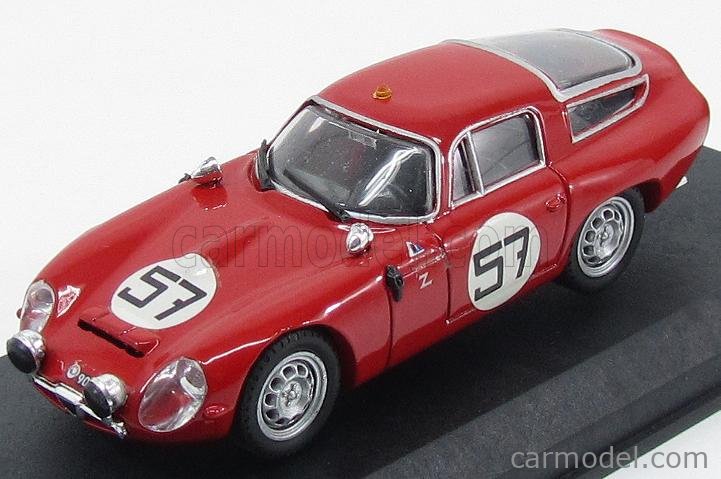 Best-model Alfa Romeo Tz1 Coupe N 57 13th 24h Le Mans 1964 Bussinello Deserti 1 43 Red 2
