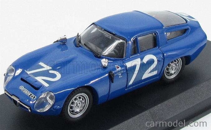 BEST-MODEL 8902 Scale 1/43 | ALFA ROMEO TZ1 N 72 TARGA FLORIO 1965 RED