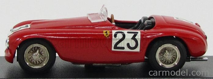 Miniature ARTMODEL Ferrari 166 Spider N°23, Le Mans 1949, échelle 1/43, Lucas Ferret