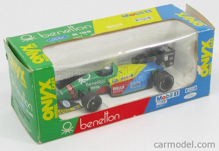 ONYX 011 Scale 1/43 | BENETTON F1 B188 N 19 SEASON 1988 A.NANNINI GREEN ...