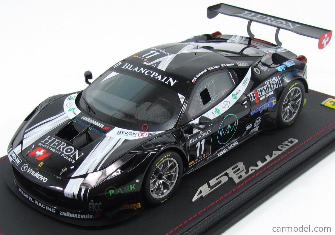 BBR MODELS P18118BRO02 Scale 1 18 FERRARI 458 ITALIA GT3 TEAM