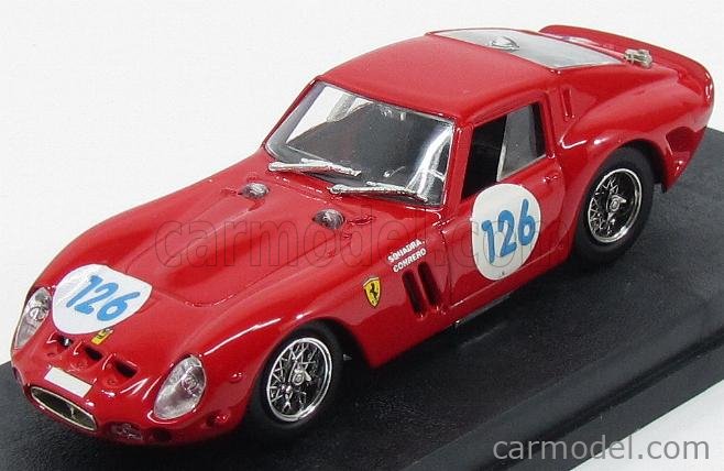 FERRARI - 250 GTO N 126 TARGA FLORIO 1964 C.BOURILLOT - M.DE BOURBON