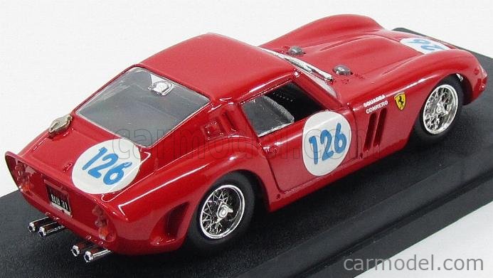 FERRARI - 250 GTO N 126 TARGA FLORIO 1964 C.BOURILLOT - M.DE BOURBON