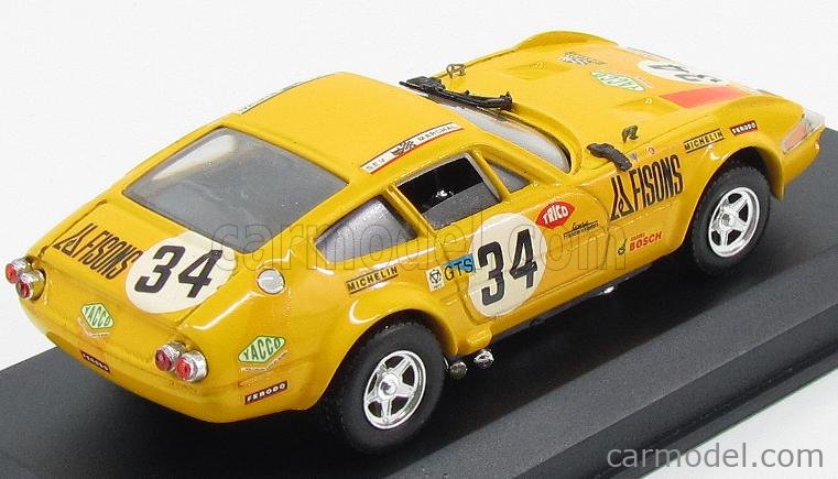 Décalcomanies Ferrari 365 GTB4 Daytona Le Mans 1973 – Échelle 1:43 Pour Modélisme
