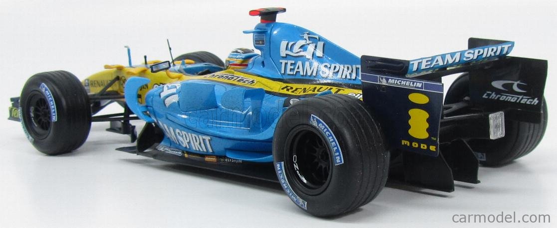 ミニカー Hot WHeels RENAULT F1 2006 1/18 Giancarlo fisichella Renault f1 team R26 hotwheels 1:18