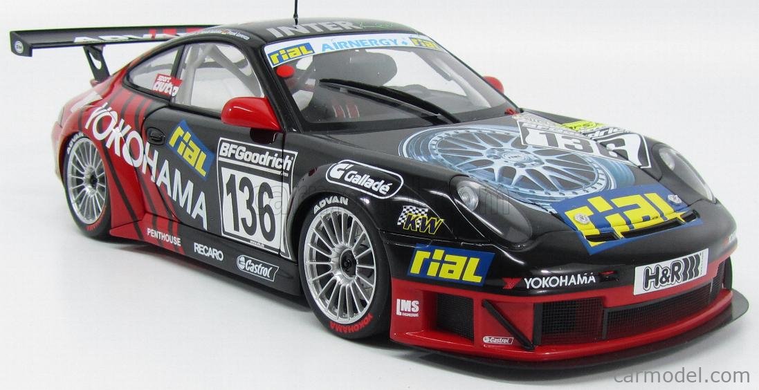 ミニカー AUTOart Porsche 911 (1996) GT3 RSR オートアート 1/18 ポルシェ911（996）GT3 RSR ZOLDER - メルカリ
