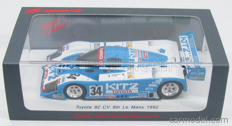 SPARK-MODEL S2367 Scale 1/43 | TOYOTA 92C-V N 34 24h LE MANS 1992