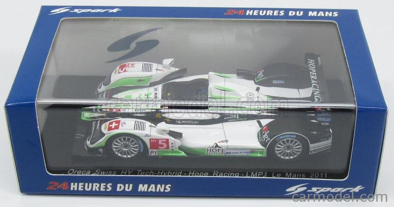 Miniature Spark S4553 - ORECA Swiss HY Hope N°5 - Le Mans 2011 - Échelle 1/43 - Rare