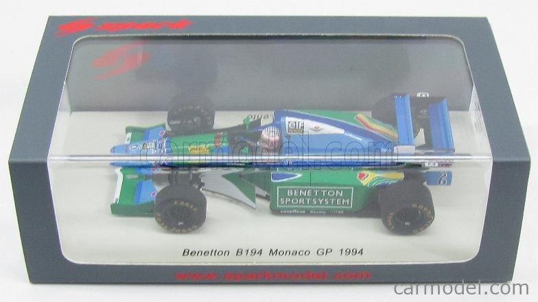 SPARK-MODEL S4482 Escala 1/43 | BENETTON F1 B194 N 6 MONACO GP