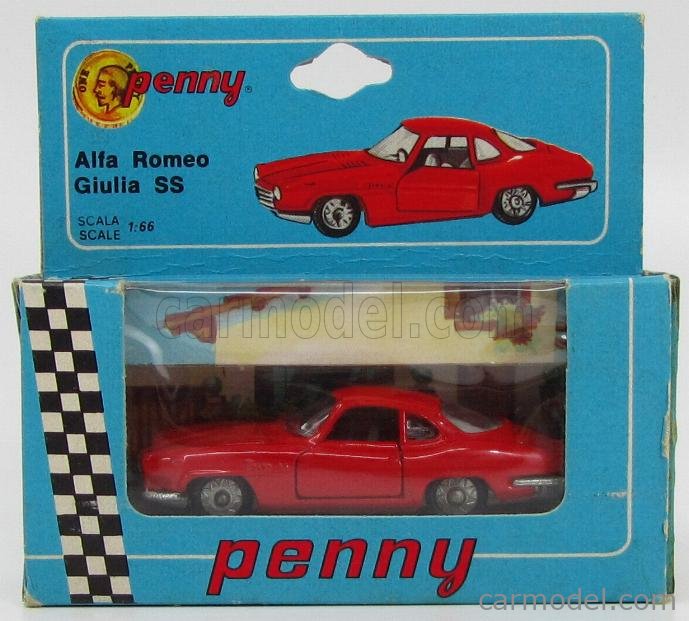 PENNY POLITOYS 26 Scale 1/66 | ALFA ROMEO GIULIETTA SS RED