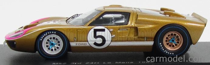 FORD USA - GT40 MKII 7.0L V8 TEAM HOLMAN & MOODY N 5 3rd 24h LE MANS 1966  R.BUCKNUM - D.HUTCHERSON