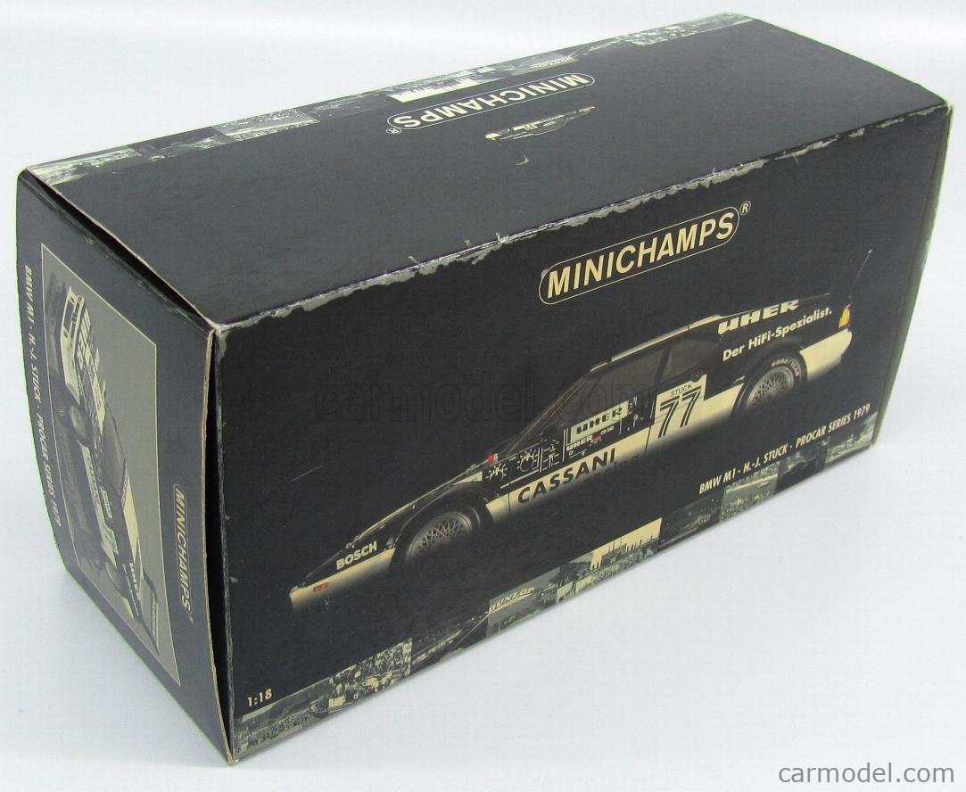 Modèle Réduit Minichamps 1:18 BMW M1 Procar Cassani #55 Winkelhock 1980 - Neuf