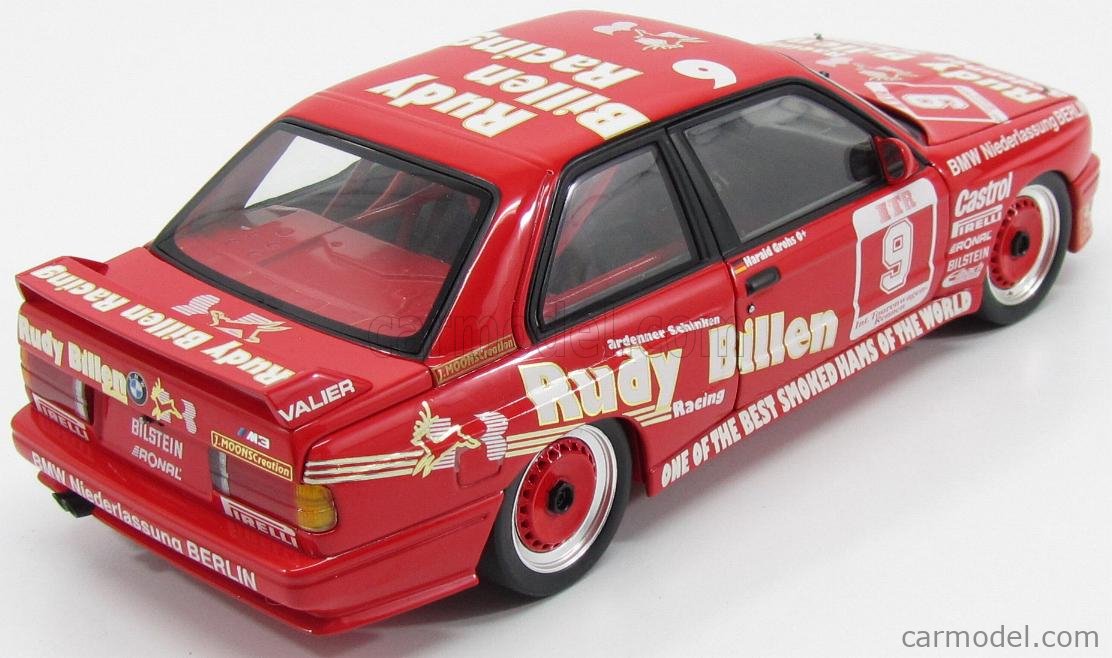 Minichamps 1:18 - Miniatura de carro - BMW M3 (E30) - H. Grohs DTM 1988