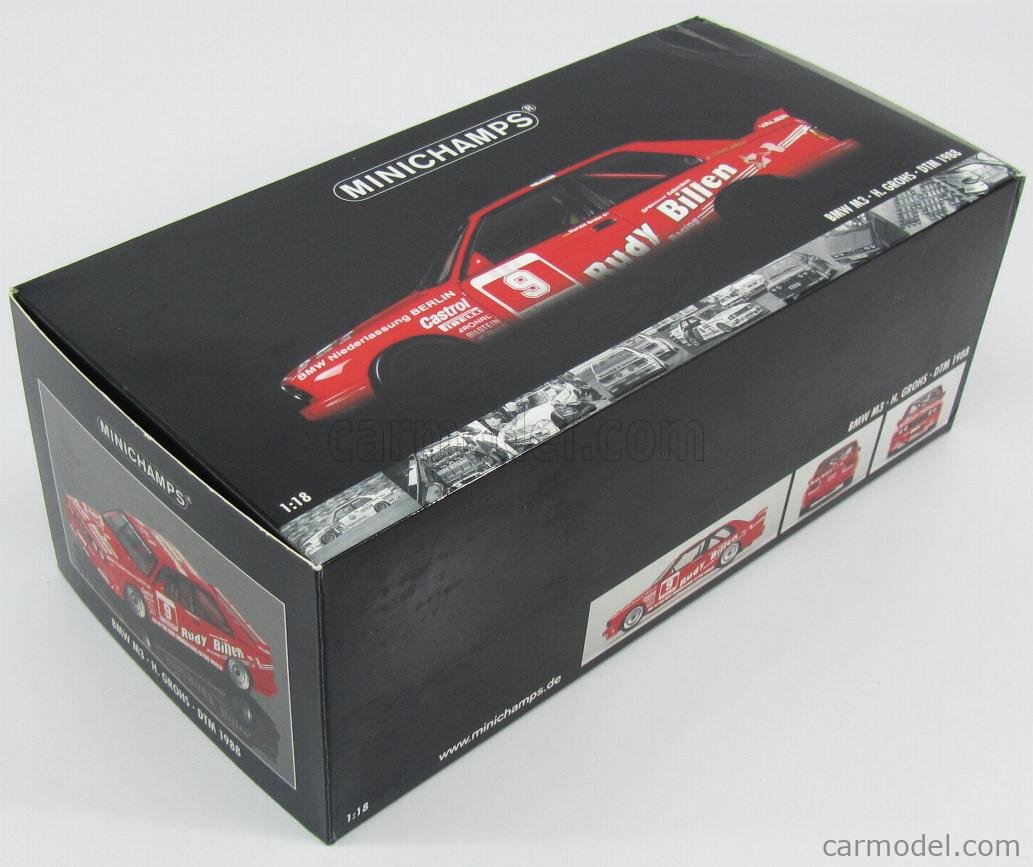 MINICHAMPS 180882009 Scale 1/18 | BMW 3-SERIES M3 TEAM VALIER N 9 DTM ...