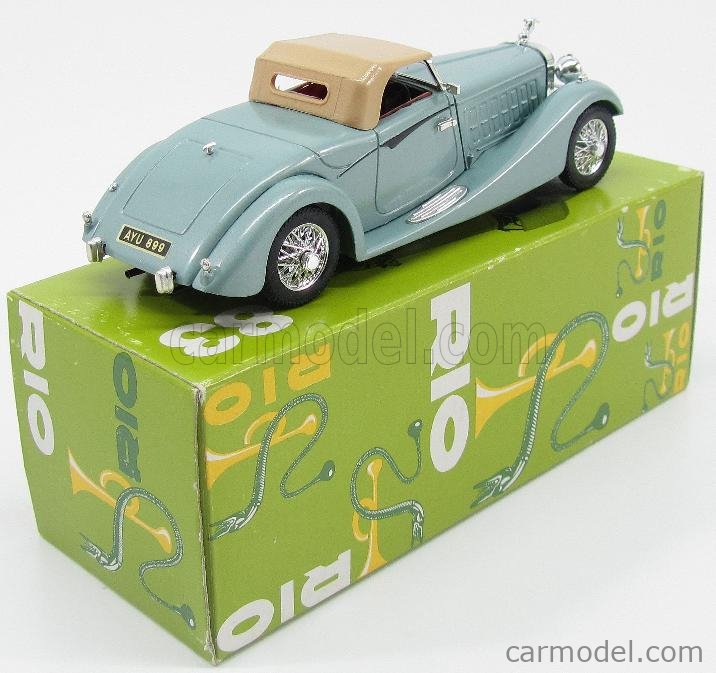 Western Models 1:43 Hispano-Suiza 1933 V12 Saoutchik Cabriolet Marron, Miniature Collection