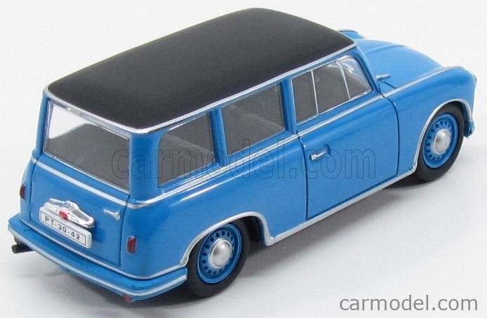 OPO 10 - Coche de colección 1:43 Compatible con AWZ P70 Kombi Blue (RU119