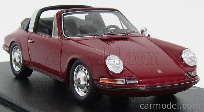 SPARK-MODEL S4924 Scale 1/43 | PORSCHE 911 912 TARGA CABRIOLET 1968 RED