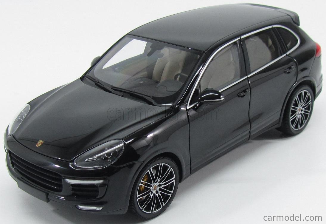 MINICHAMPS 110064000 Scale 1/18 | PORSCHE CAYENNE TURBO S 2014 BLACK MET