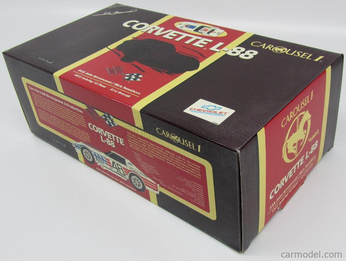 CAROUSEL1 4602 Scale 1/18 | CHEVROLET CORVETTE L88 N 48 12h