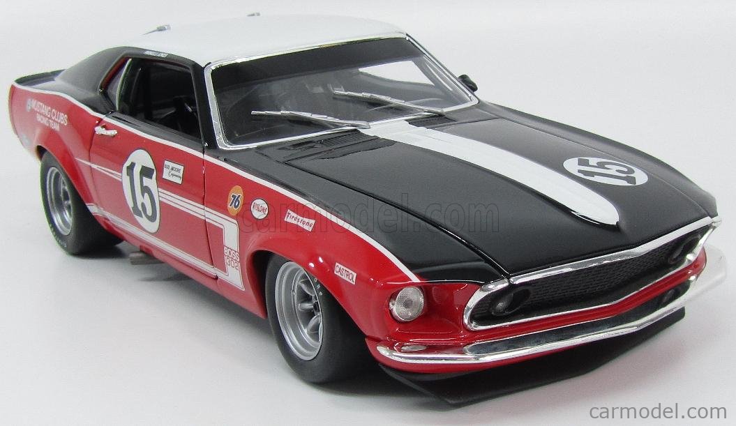 【HOT人気】★激レア絶版*ディーラー限定*GMP/Welly*1/18*1969 Ford Trans-Am Mustang BOSS 302 #15 Parnelli Jones エグゾト