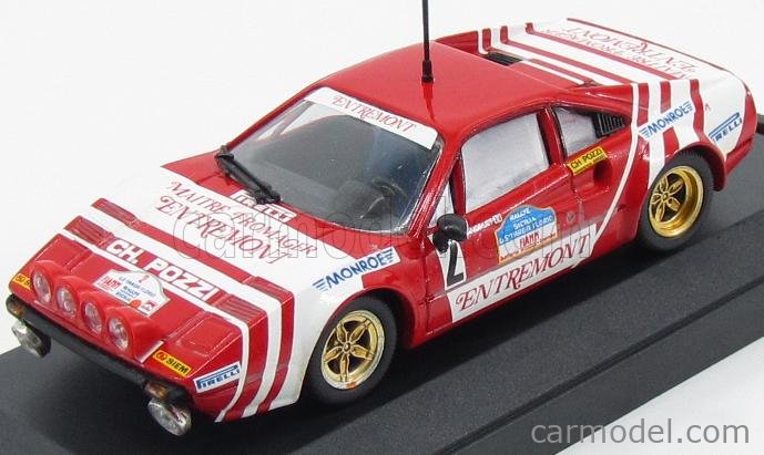 BEST MODEL 1/43 FERRARI 308 GTB N.12 VITTORIA TARGA FLORIO RALLY 1982