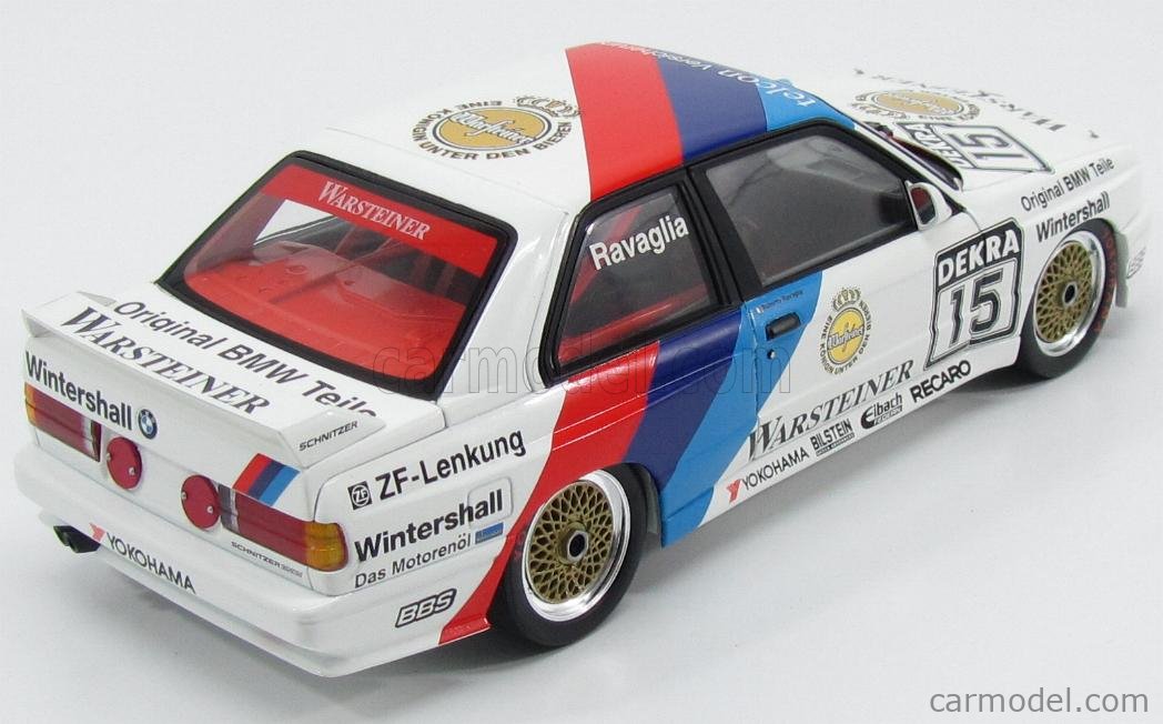ミニカー MINICHAMPS BMW M3 Schnitzer Ravaglia1/43 Minichamps 1:43 R. Ravaglia BMW M3 #1 DTM 1990 Team