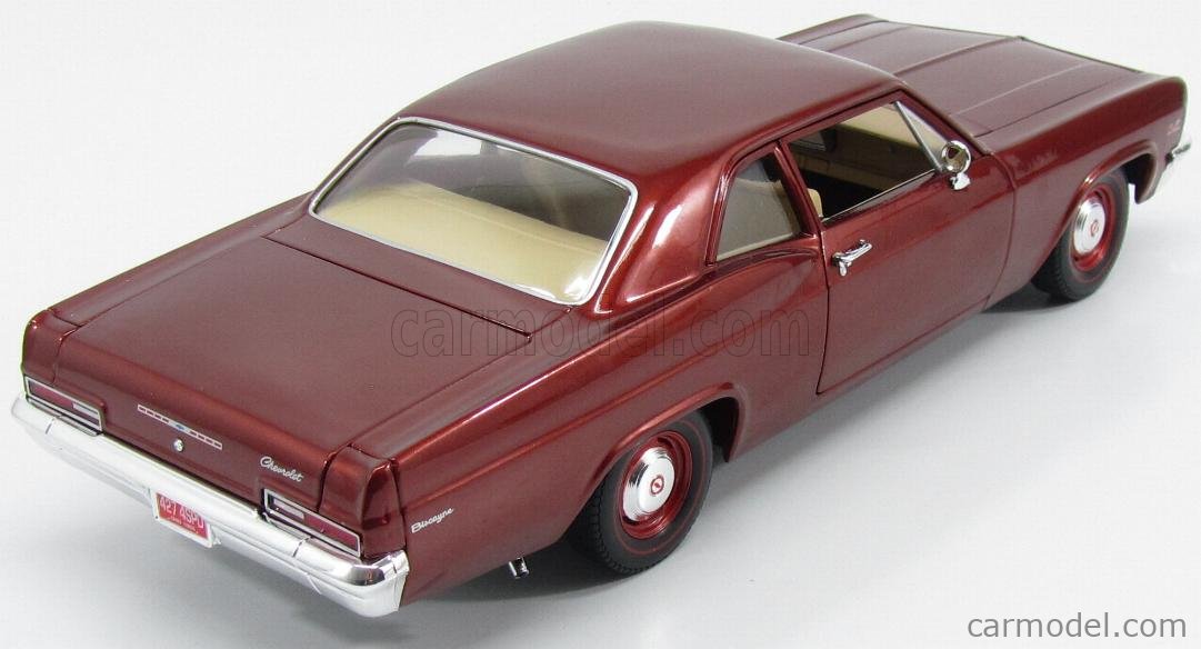 Autoworld Amm105306 Escala 118 Chevrolet Biscayne Coupe 1966 Copper Met 