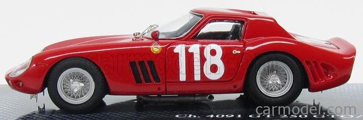 MG-MODEL GTO43032 Scale 1/43 | FERRARI 250 GTO COUPE ch.4091 N 118 ...